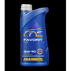 7510-1 FAVORIT SAE 15w-50 1L Teilsynthetic/Напівсинтет. oлива спец. універсальна